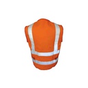 Chaleco en Drill HOCPLC con Tela Reflectiva Clase 2