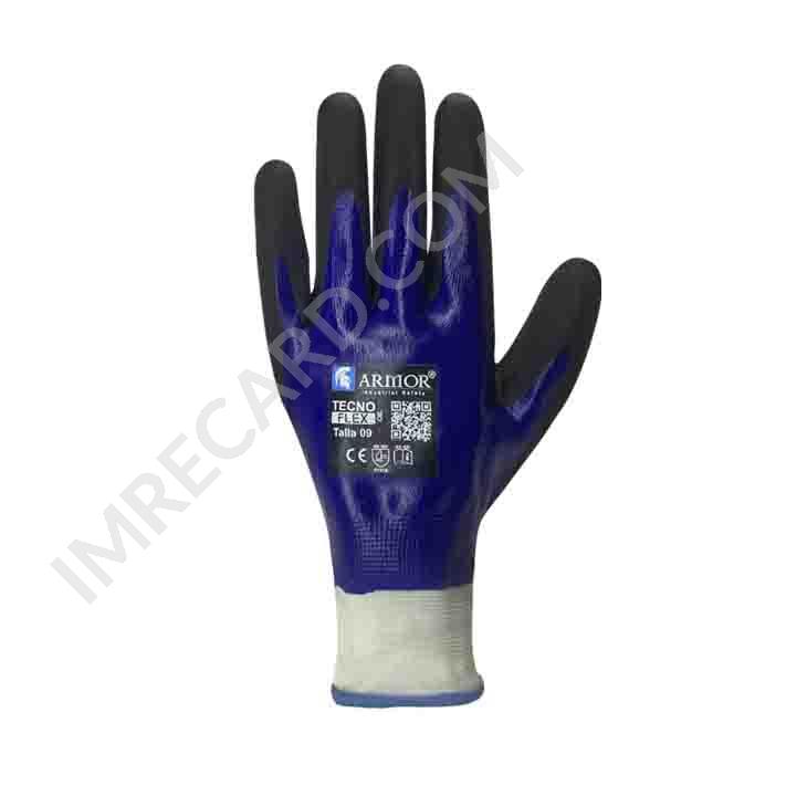 Guante TECNO FLEX OIL Nitrilo Foam dorso