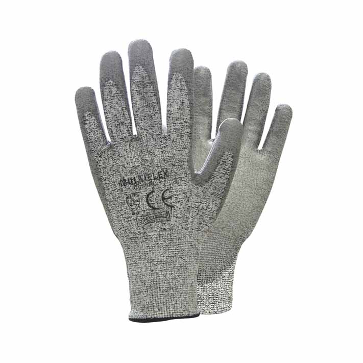 Guante Anticorte VENICUTD08 D/A4 Tejido Econocut/Palma PU (Venicut58) (paq3)