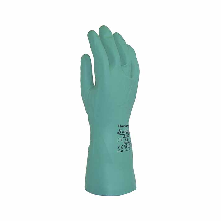 Guante Nitrilo LA258G Nitri-Guard Plus 18 plg. (A)