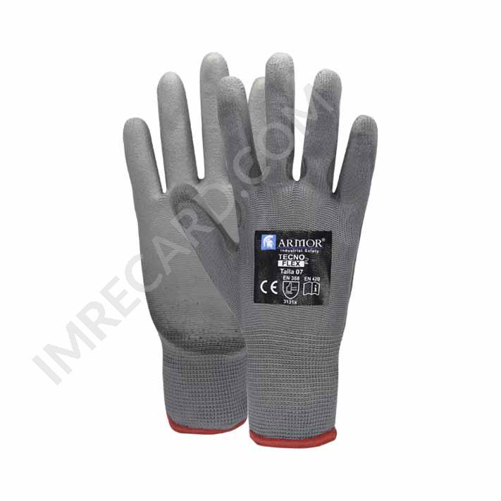 Guante TECNO FLEX Poliester Palma PU
