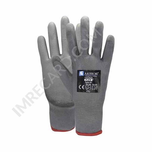 Guante TECNO FLEX Poliester Palma PU ARMOR